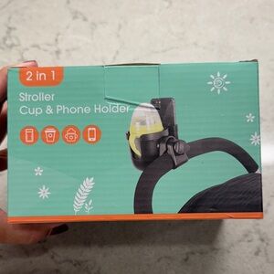 2 in 1 Stroller Cup & Phone Holder